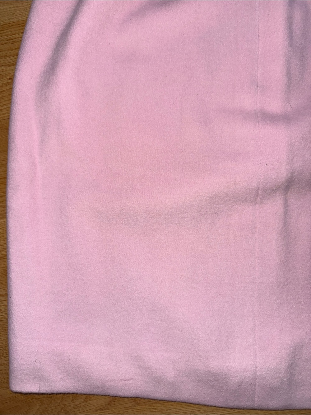 Vintage Escada Margaretha Ley Pink Pencil Skirt Wool Cashgora 1980 size 40 US 8 - Picture 10 of 13